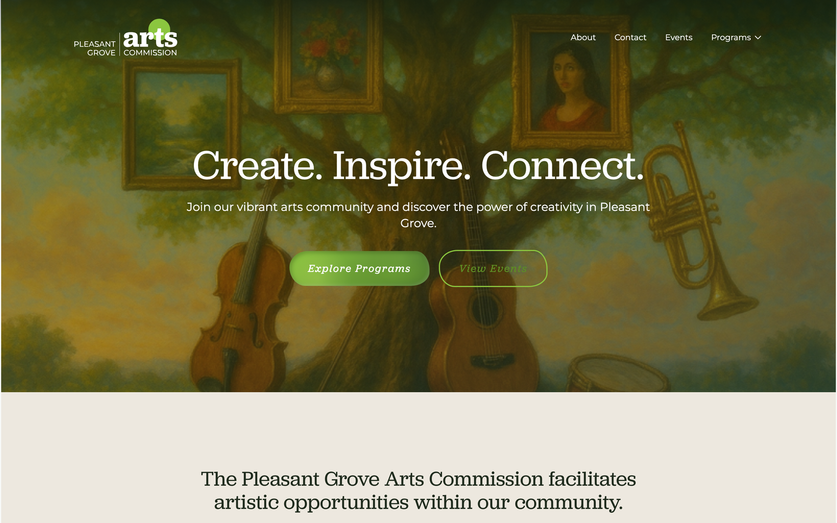 Pleasant Grove Arts Commission — Create. Inspire. Connect.